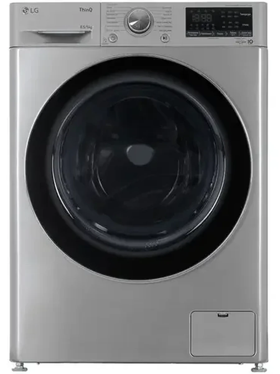 Стирально-сушильная машина LG F2V5GG2S  [фронтальная, стирка 8.5 кг, сушка 5 кг, пар, 60 см x 85 см x 47.5 см] серый, черный, дисплей