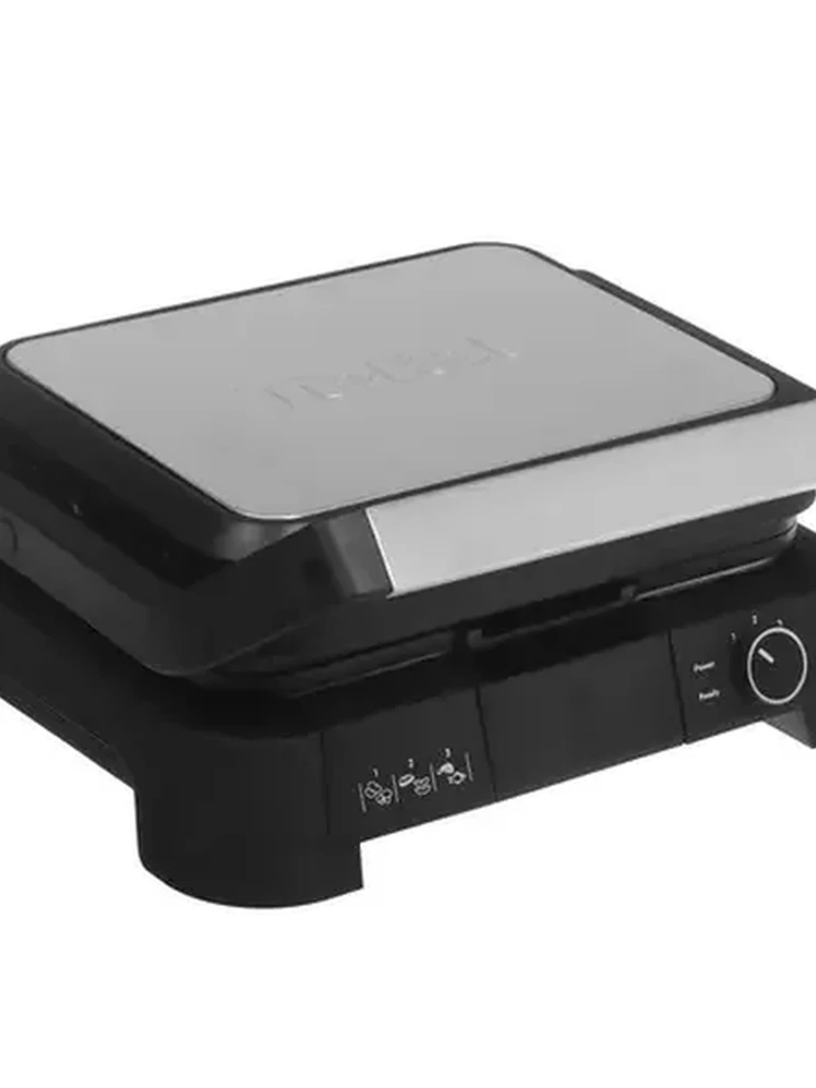 Гриль Tefal GC510DE0 [2000 Вт, сменные панели, черный, серый]