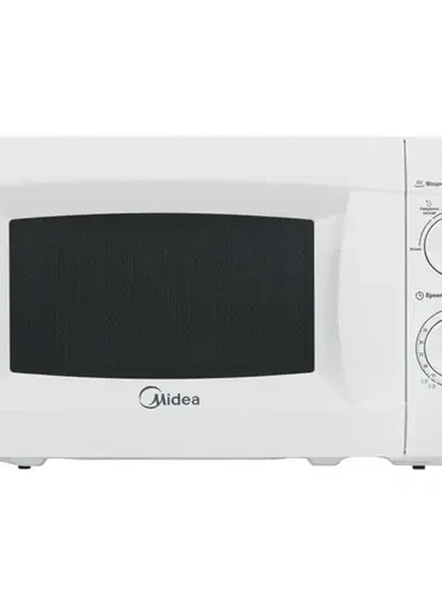 Микроволновая печь Midea MM720CKE [20 л, 700 Вт, переключатели - поворотный механизм, белый]