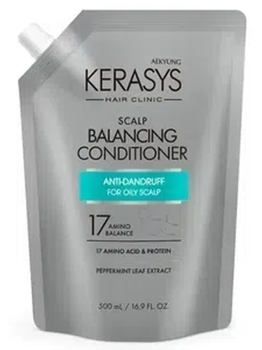 Кондиционер д/волос Kerasys clinic д/жирной запаска 500мл
