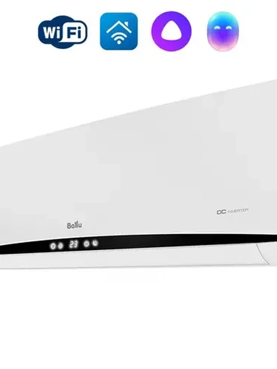 Кондиционер настенный (сплит-система) Ballu Platinum DC BSEI-12HN8_V3 белый [инвертор, вентиляция, обогрев, осушение, до 35 м², 25 дБ]