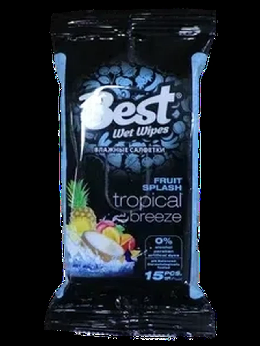 Салфетки Best Fruit splash 15шт