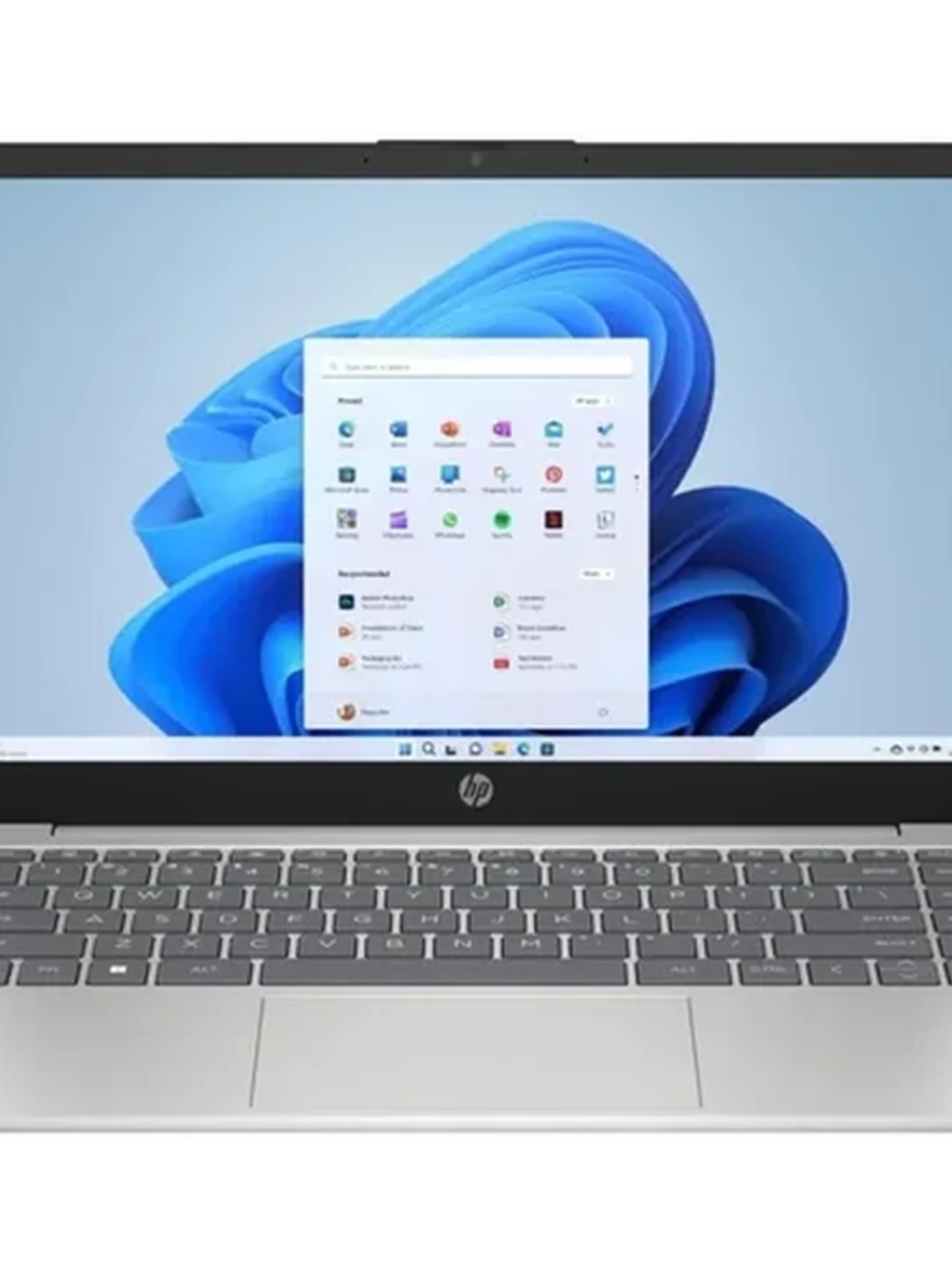 Ноутбук HP Laptop 14 [14"], (AMD Ryzen 7 7730U 8/16, 4.50ГГц, 16МБ, 7нм), 12ГБ DDR4, 2000ГБ NVME, 14" 1366x768, WIN11, Серебристый