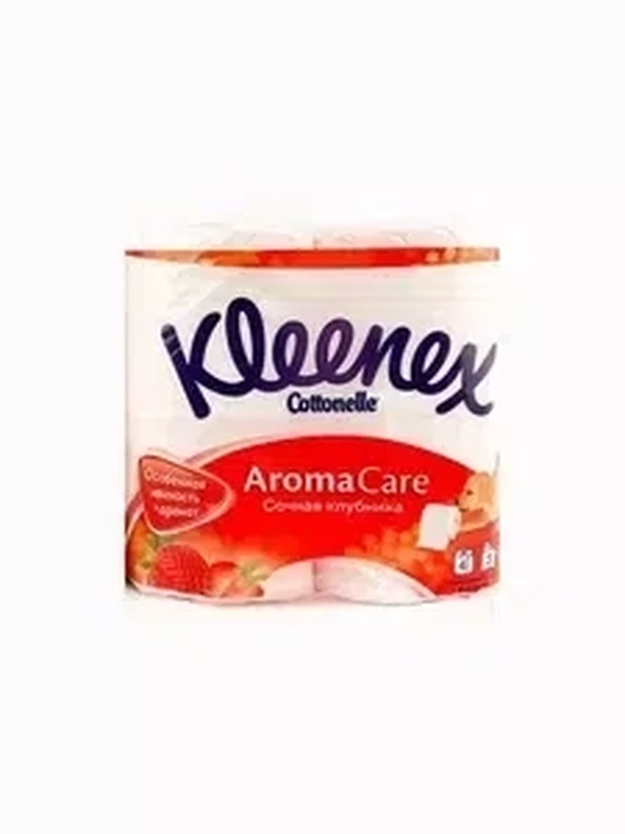 Бумага Kleenex клубника 3слоя 4шт