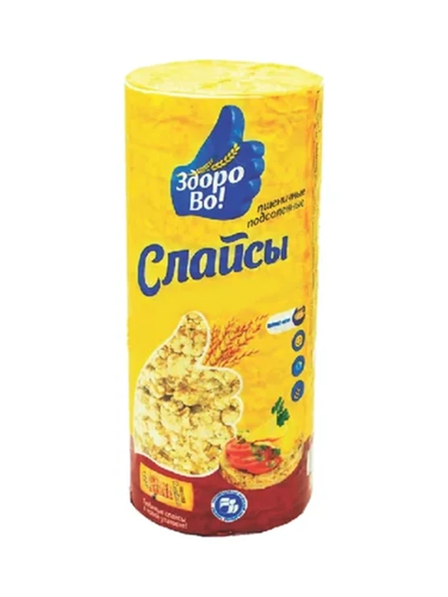 СЛАЙСЫ ЗДОРОВО ПШЕНИЧНЫЕ СОЛЕНЫЕ 150ГР