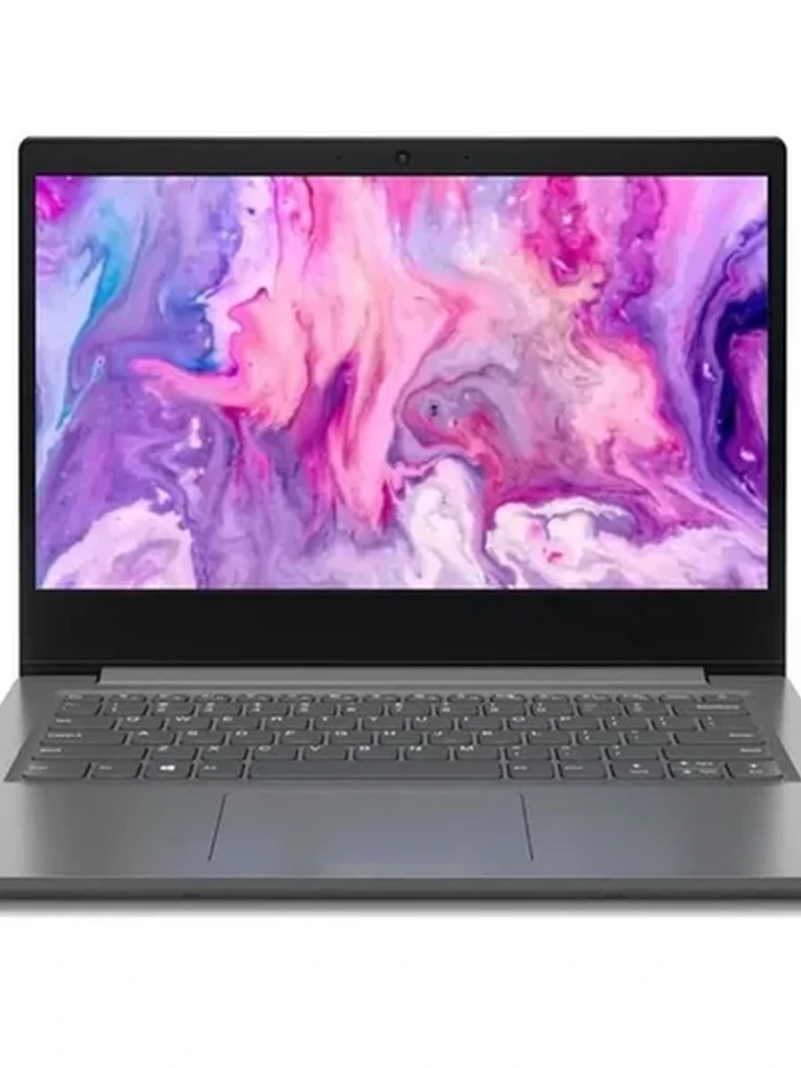 Ноутбук Lenovo V14 [14"], (Intel Celeron N4020 2/2, 2.80ГГц, 4МБ, 14нм), 4ГБ DDR4, 500ГБ NVME, 14", DOS, Серый