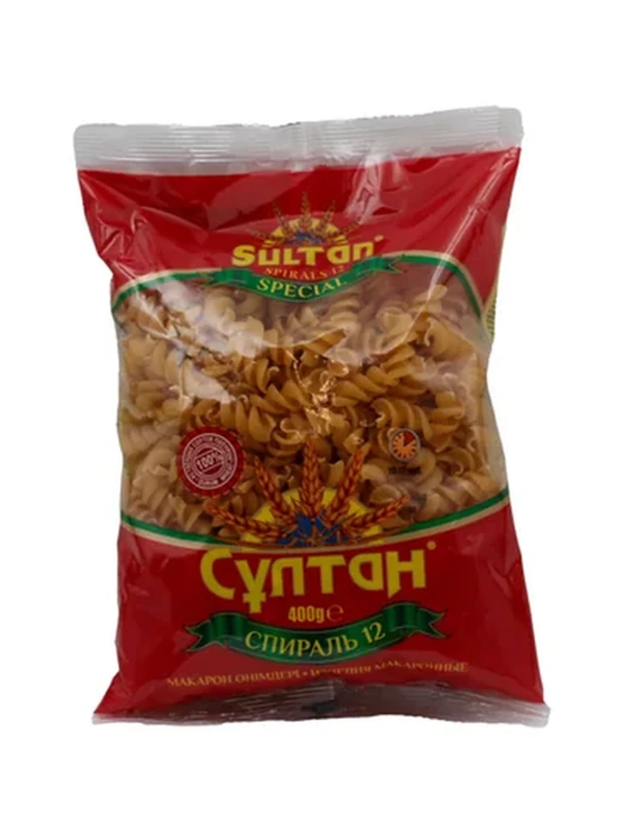 Макароны Султан спираль №12 400гр