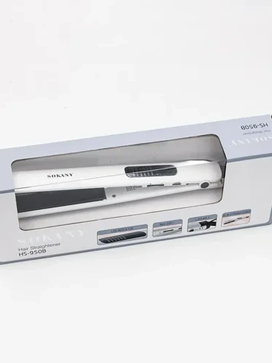 Выпрямитель для волос марки Sokany, модель HS-950B.