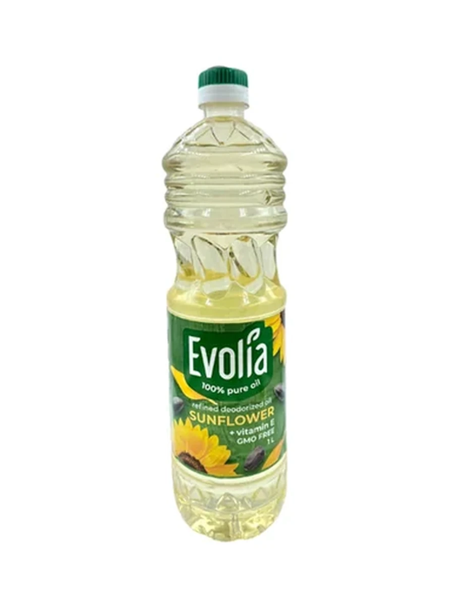 МАСЛО РАСТИТЕЛЬНОЕ EVOLIA РАФИНИРОВАННОЕ 1СОРТ 1Л