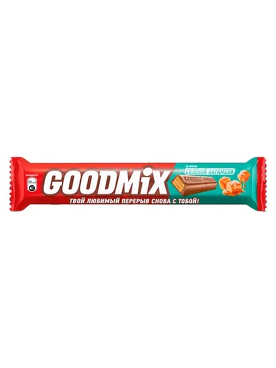 БАТОНЧИК GOODMIX КАРАМЕЛЬ DUO 40ГР