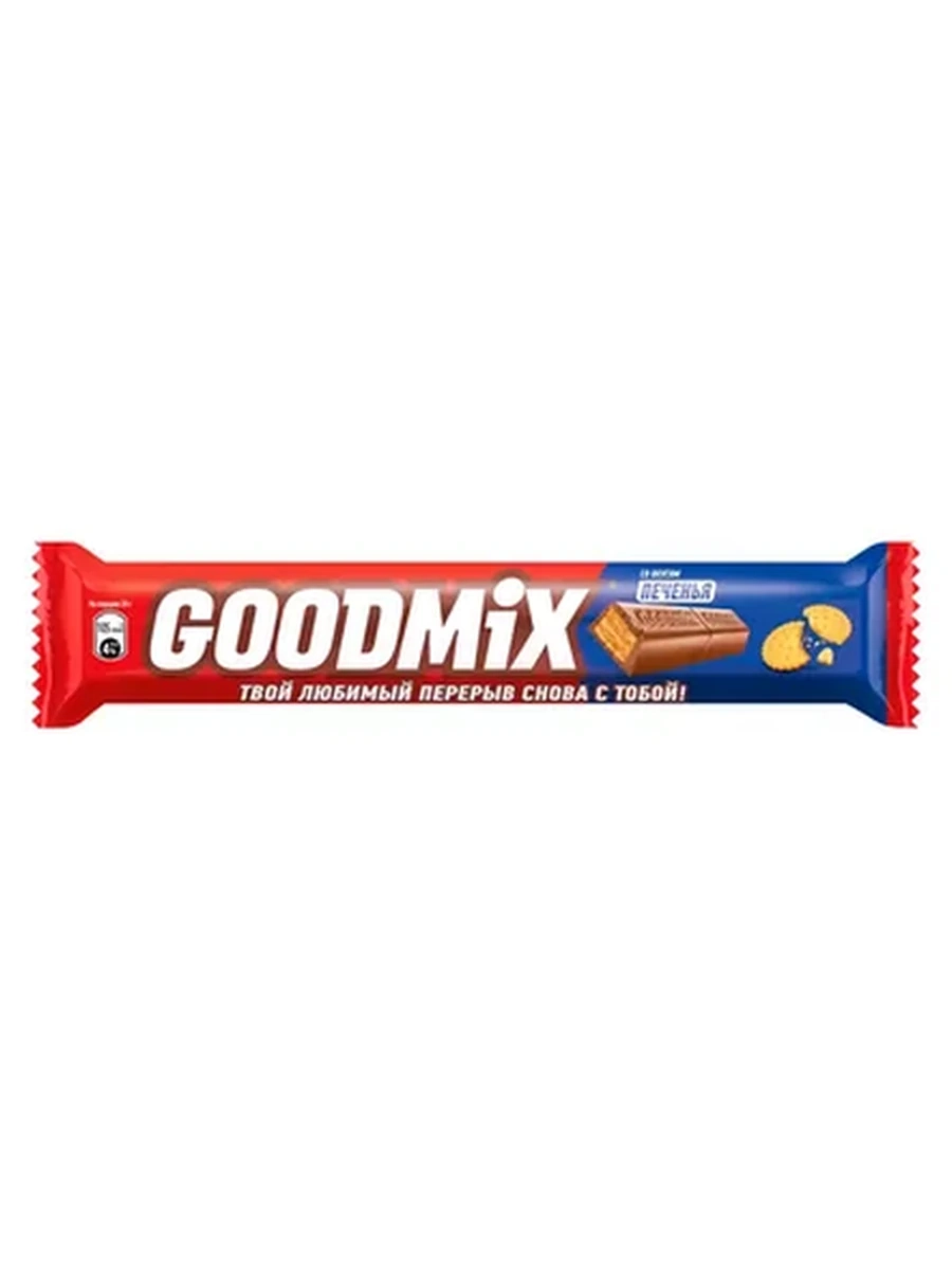 БАТОНЧИК GOODMIX ПЕЧЕНЬЕ DUO 40ГР