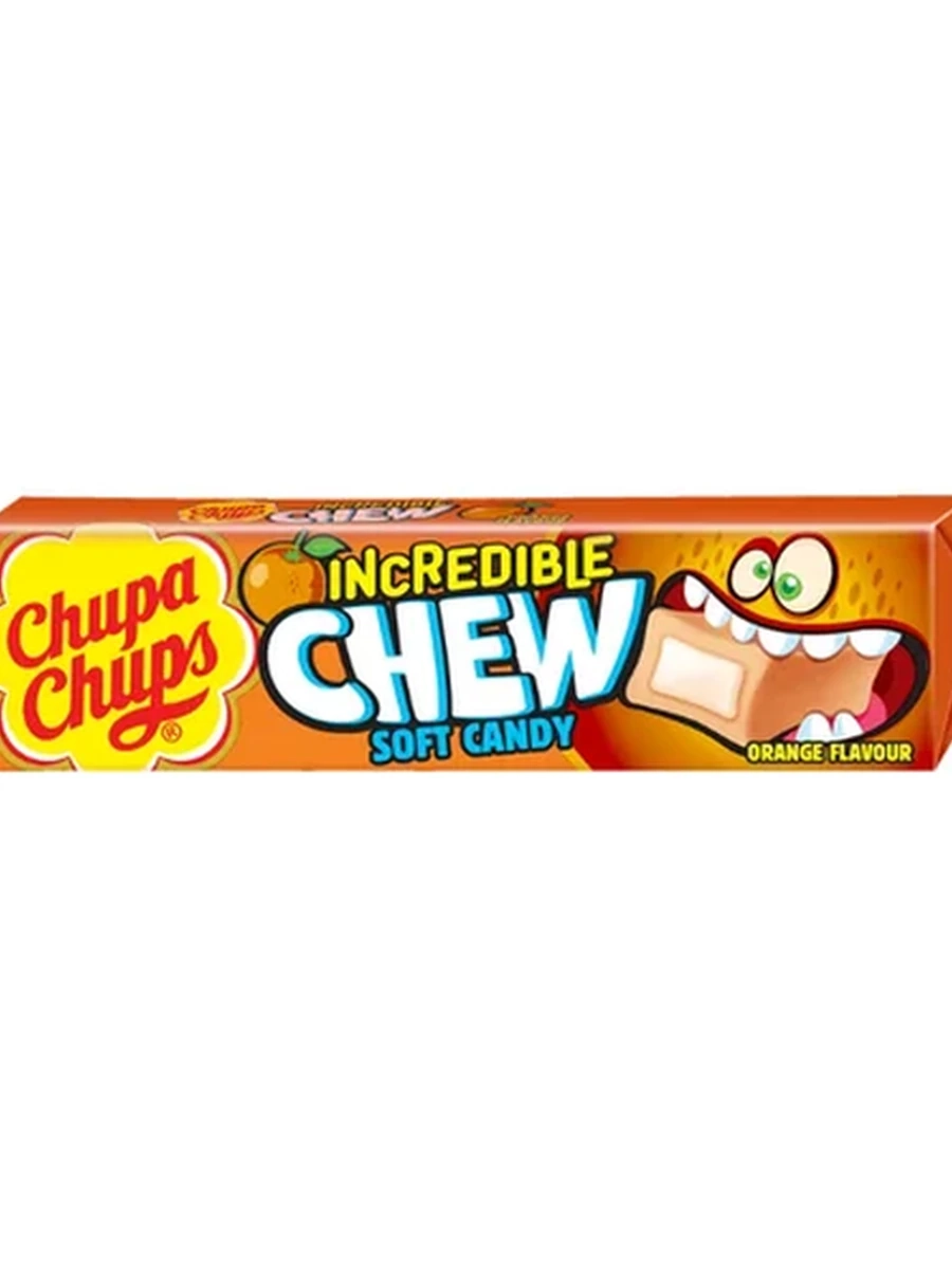 КОНФЕТА ЖЕВАТЕЛЬНАЯ CHUPA CHUPS INCREDIBLE CHEW АССОРТИ 70ГР