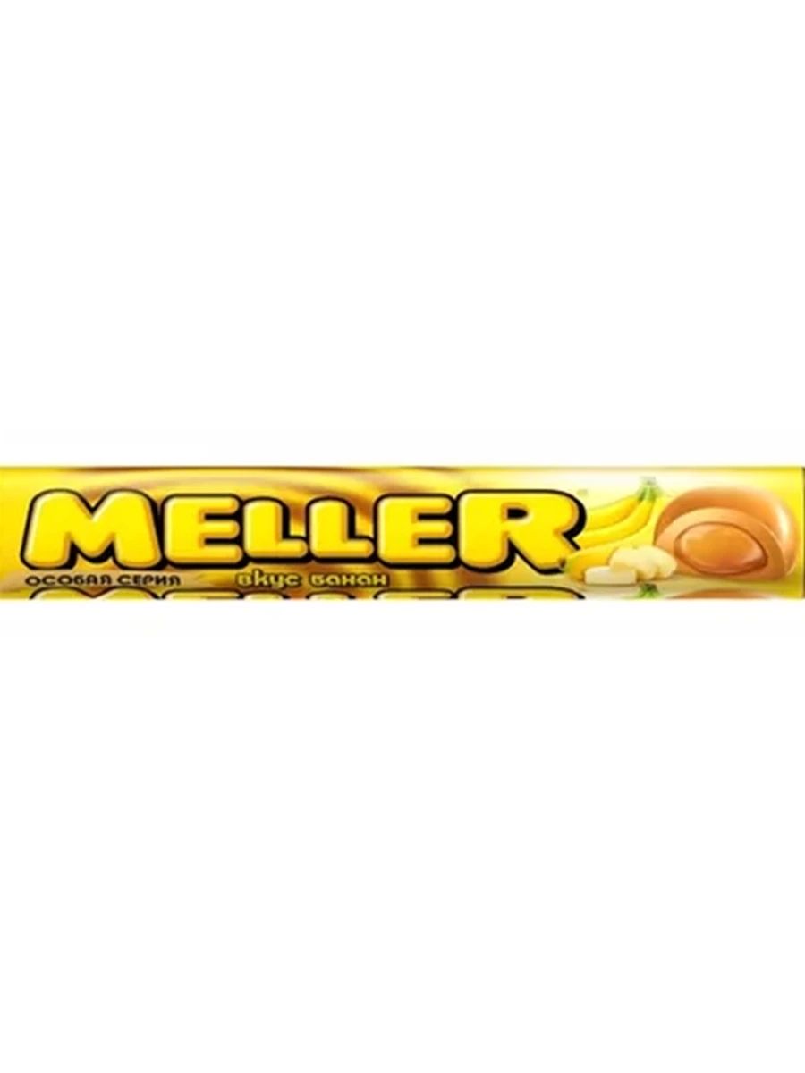 КОНФЕТА ЖЕВАТЕЛЬНАЯ MELLER СТИК БАНАН 38ГР