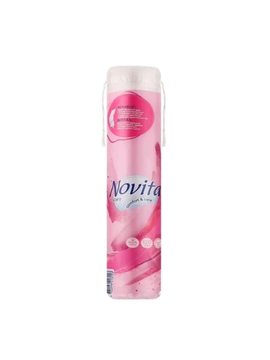 ДИСКИ ВАТНЫЕ NOVITA 120ШТ