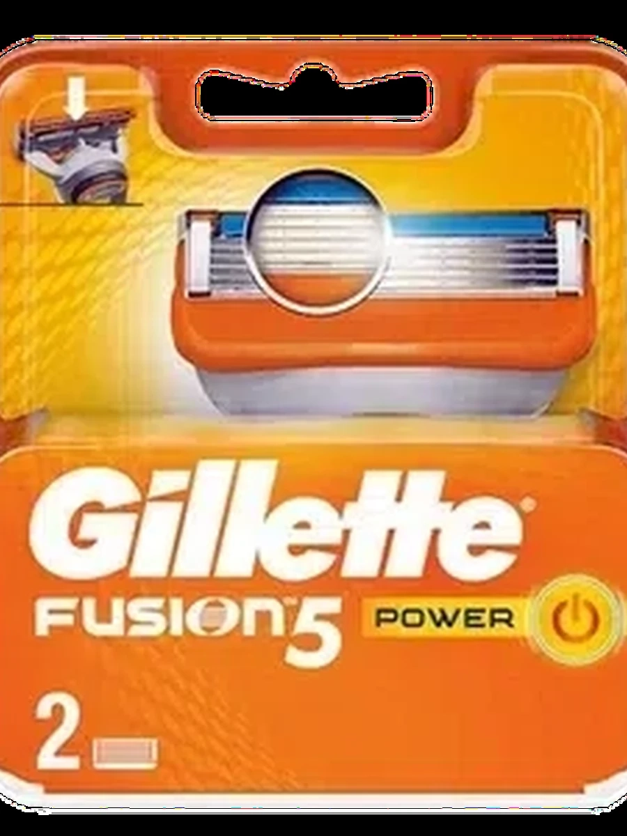 Кассета Gillette Fusion Power 2шт