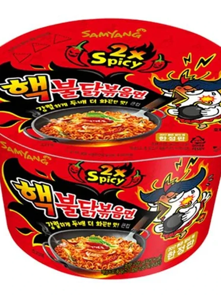 ЛАПША SAMYANG БЫСТРОГО ПРИГОТОВЛЕНИЯ БУЛДАК ХОТ ЧИКЕН ЧИЗ (ХАЛЯЛЬ) 105ГР