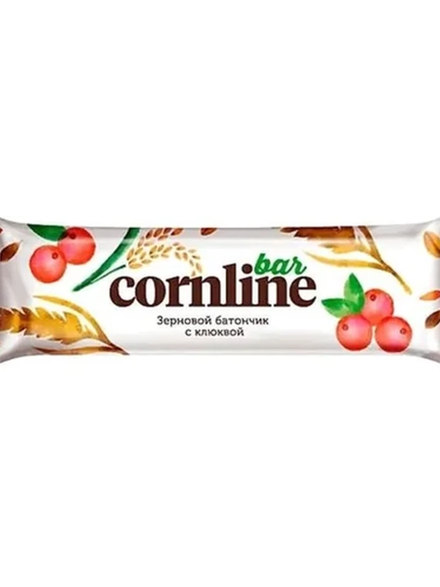 БАТОНЧИК KDV CORNLINE КЛЮКВА 30ГР