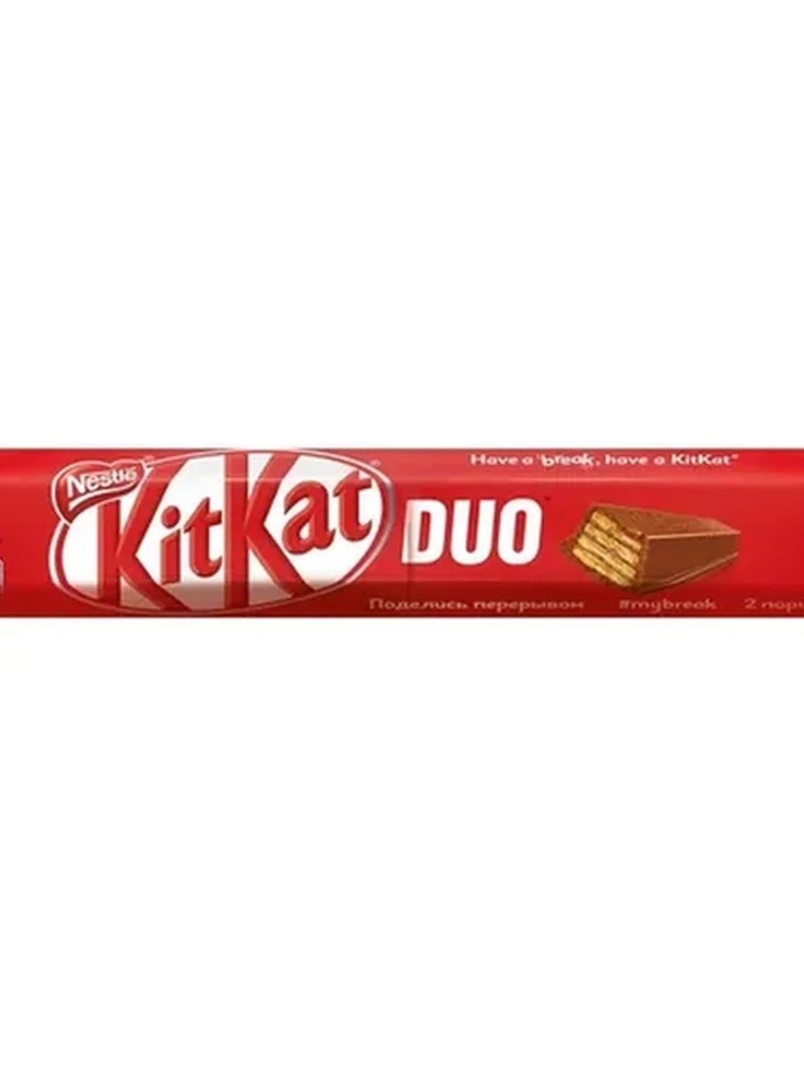 БАТОНЧИК ШОКОЛАДНЫЙ NESTLE KIT-KAT DUO 64ГР