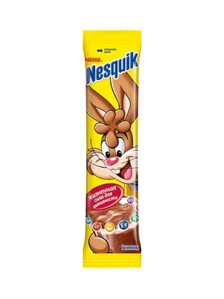 КАКАО НАПИТОК NESQUIK ШОКОЛАДНЫЙ 13,5ГР