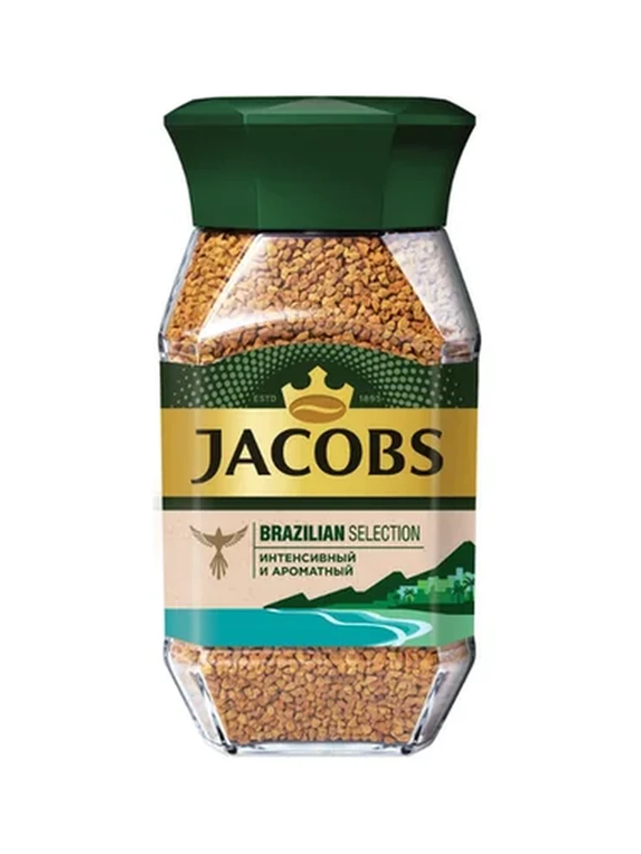 КОФЕ JACOBS BRAZILIAN SELECTION СТ/Б 95ГР