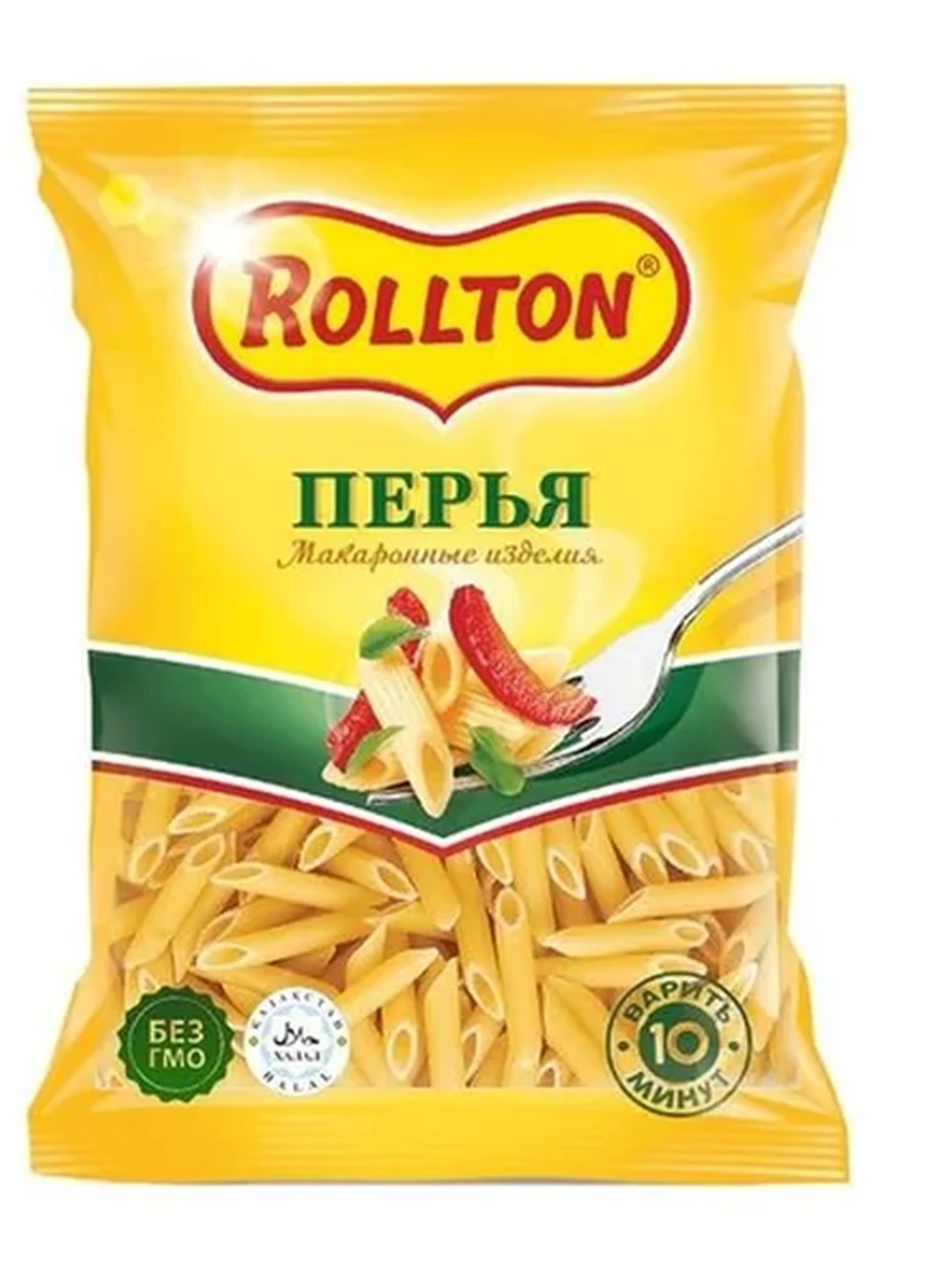 Макароны Роллтон перья 400гр