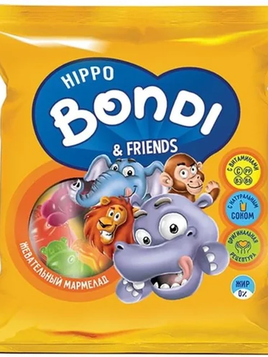 Мармелад Hippo Bondi&Friends 30гр