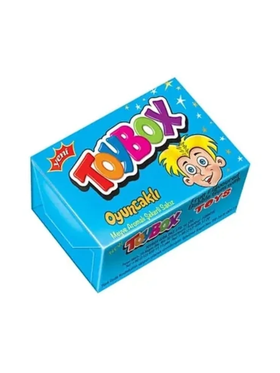 РЕЗИНКА ЖЕВАТЕЛЬНАЯ TOYBOX С ИГРУШКОЙ 5ГР