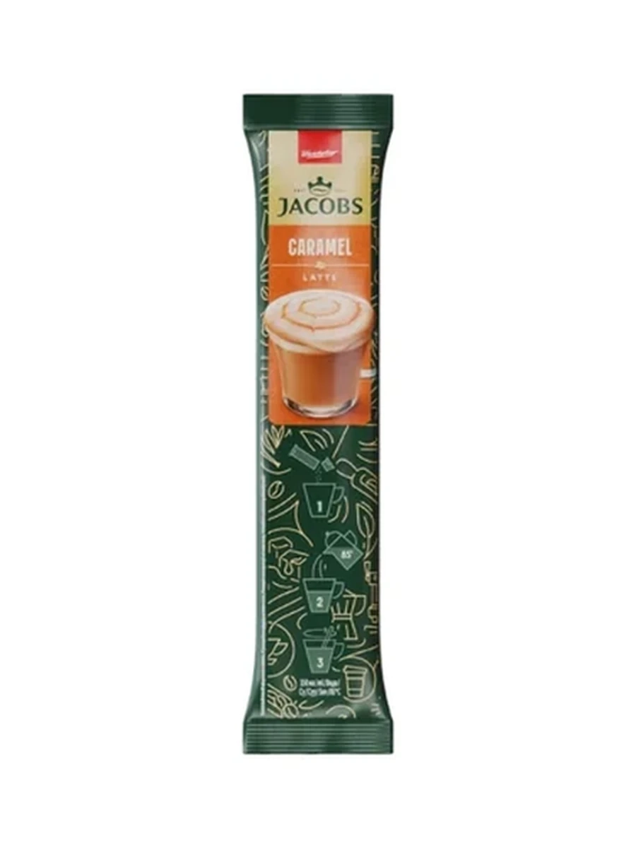 Кофе Jacobs Латте карам 17,5гр