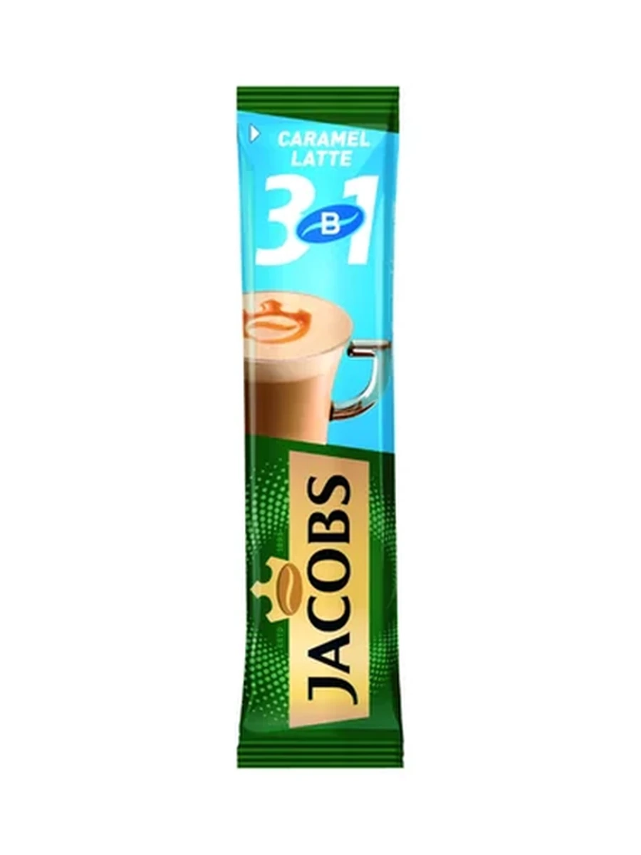 Кофе Jacobs Латте карам 12,3гр