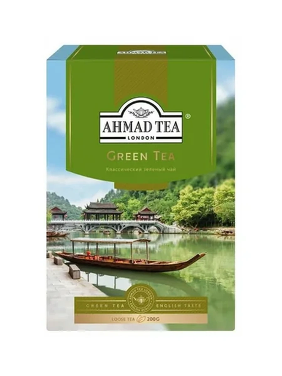 Чай Зеленый Ahmad Tea Лист 200гр