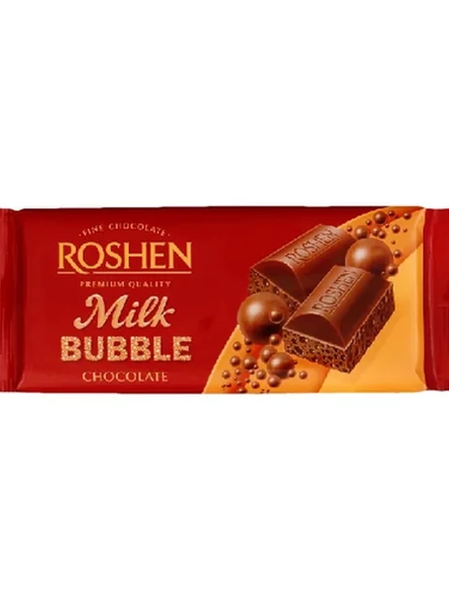 Roshen пористый молочный 80гр