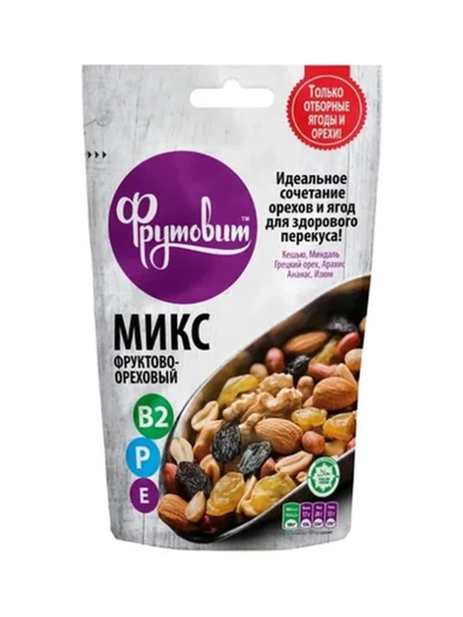 МИКС ОРЕХОВЫЙ ФРУТОВИТ 100ГР