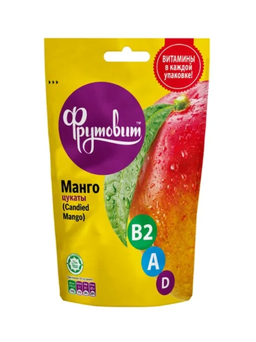Цукаты Фрутовит манго 100гр