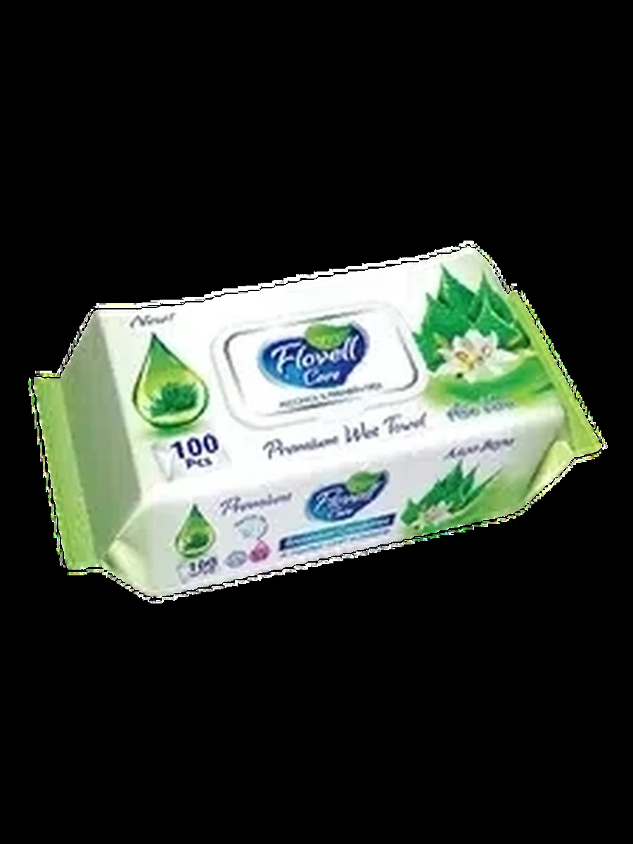Салфетки Flovell Алоэ Вера 100шт