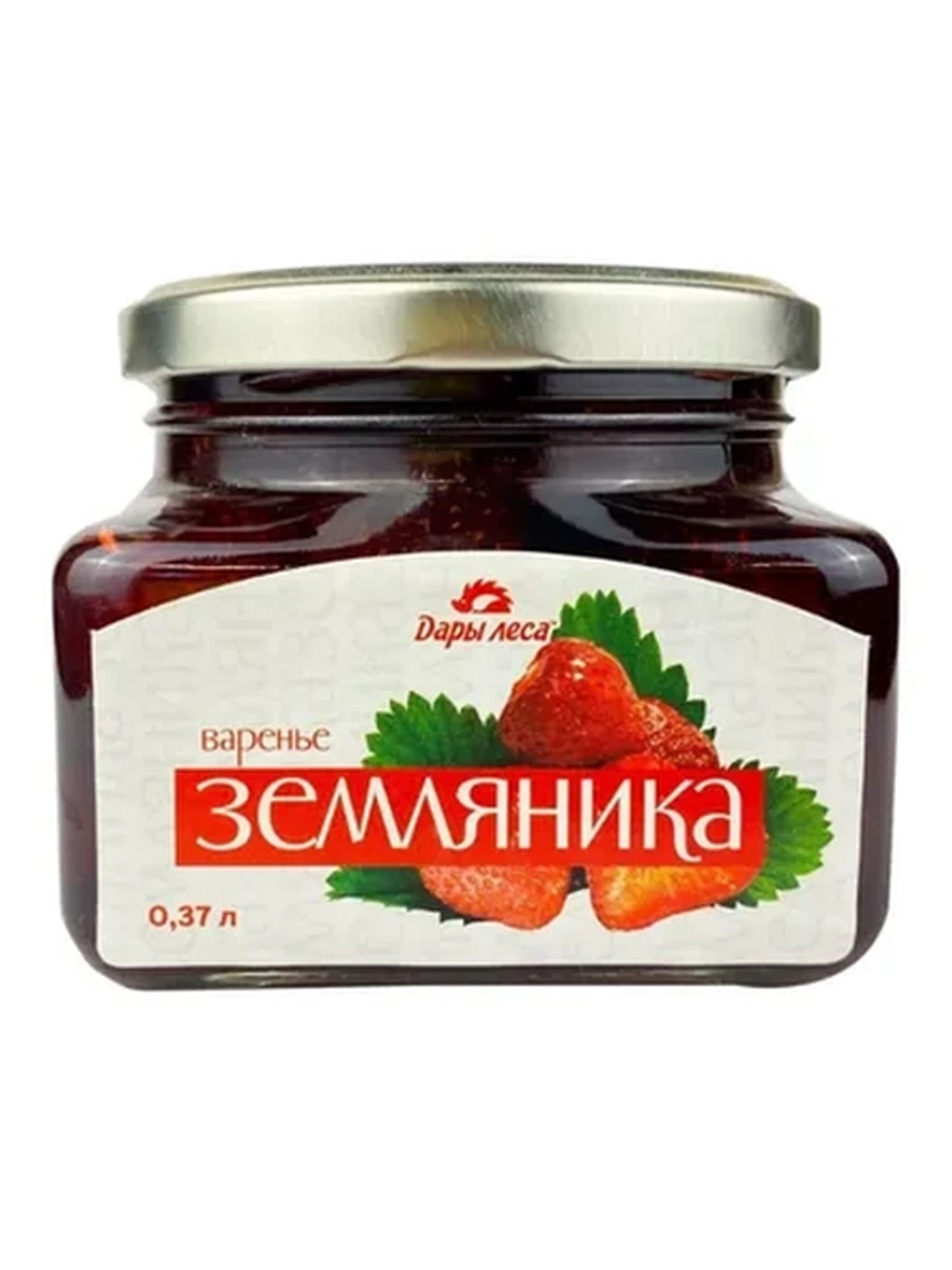 ВАРЕНЬЕ ДАРЫ ЛЕСА ЗЕМЛЯНИКА СТ/Б 0,4Л
