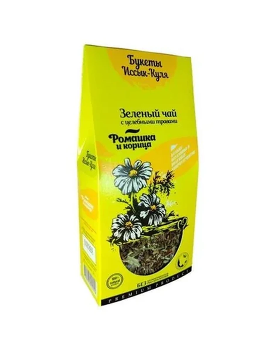 ЧАЙ БУКЕТЫ ИССЫК КУЛЯ РОМАШКА/КОРИЦА 50ГР