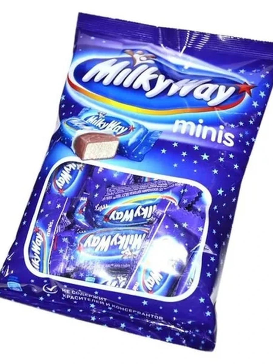 БАТОНЧИК ШОКОЛАДНЫЙ MILKY WAY MINIS 176ГР