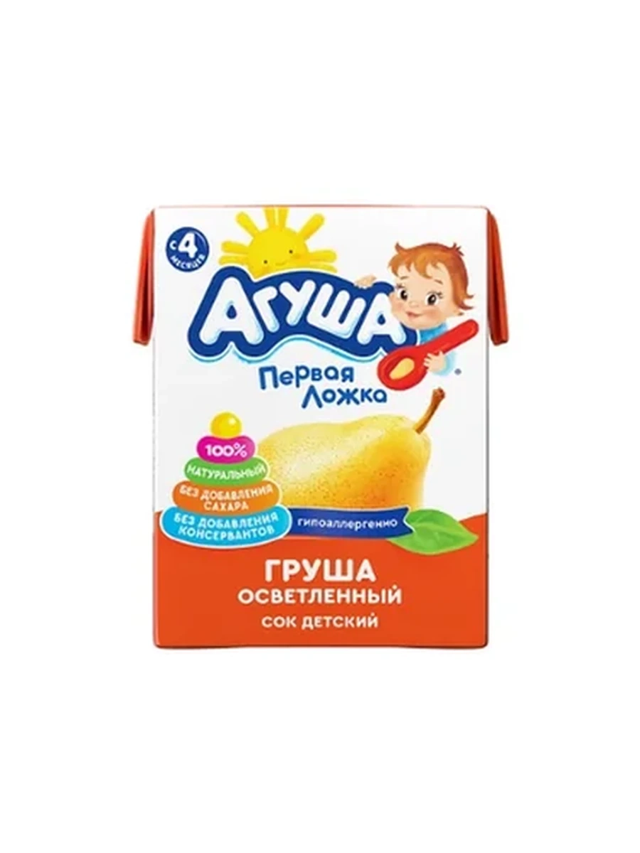 Сок Агуша груша 0,2л