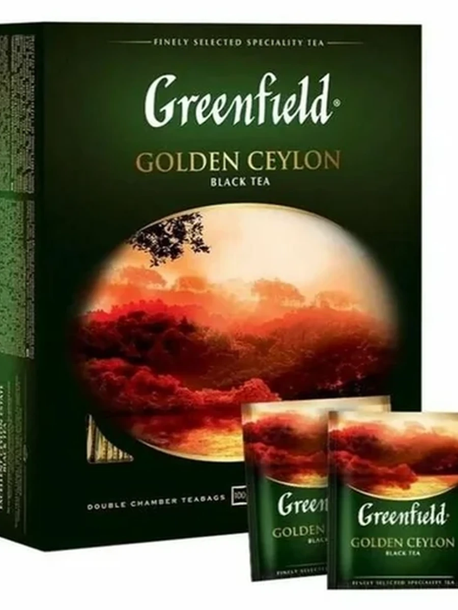 Чай Greenfield Golden Ceylon 100 шт