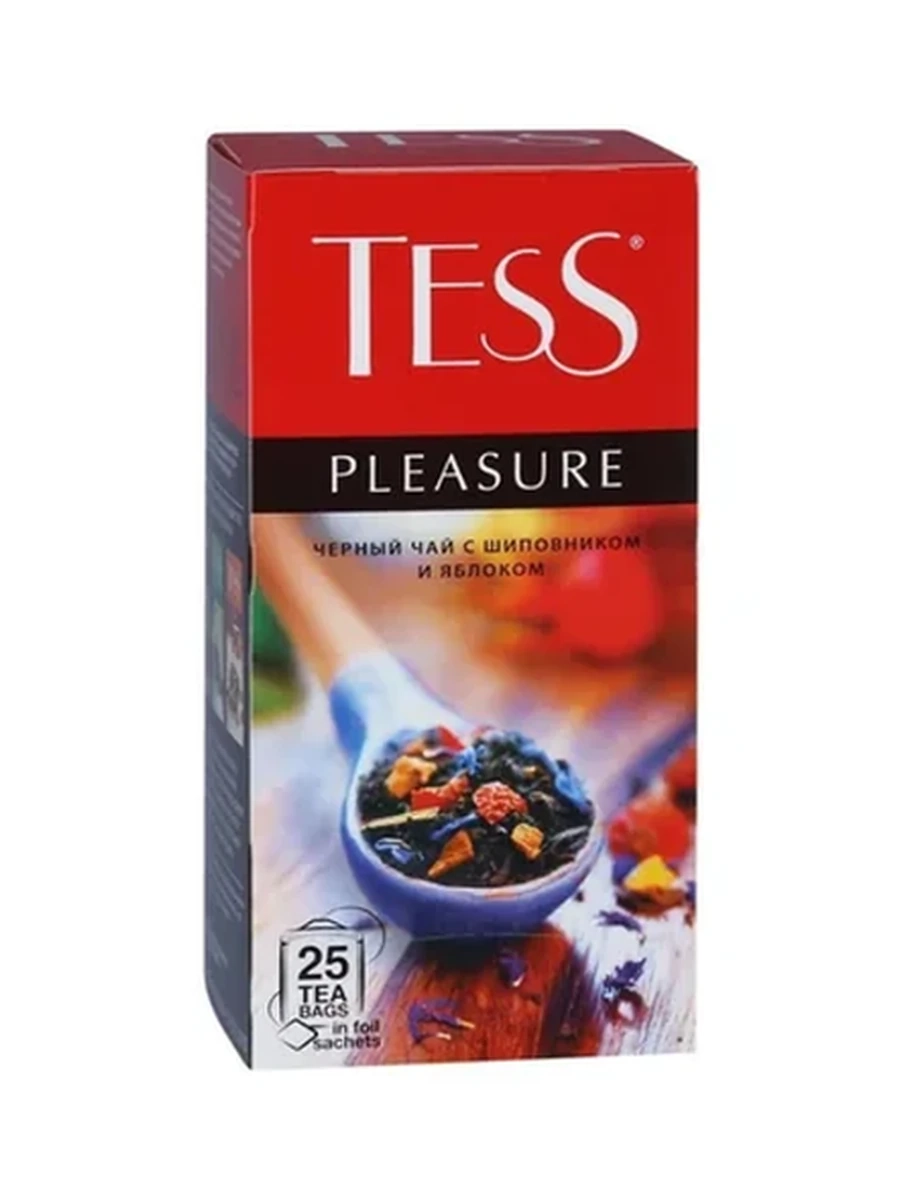 ЧАЙ ЧЕРНЫЙ TESS PLEASURE 25ПАКЕТ