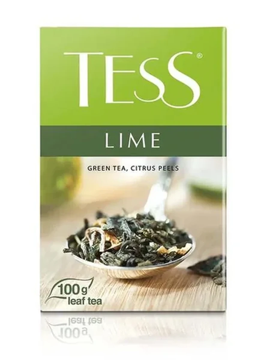 ЧАЙ ЗЕЛЕНЫЙ TESS LIME 100ГР