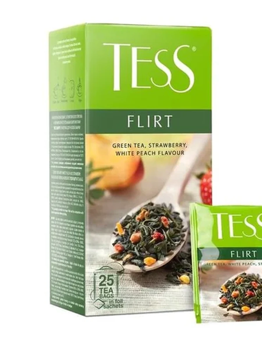 Чай Зеленый Tess Flirt 25шт