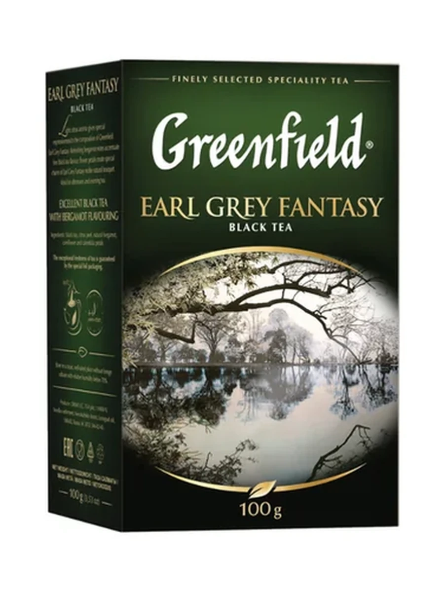 Чай Greenfield Earl Grey Fantasy 100гр