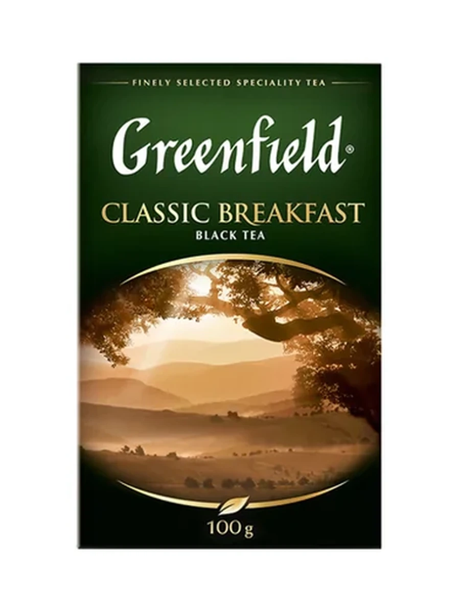 ЧАЙ ЧЕРНЫЙ GREENFIELD CLASSIC BREAKFAST 100ГР