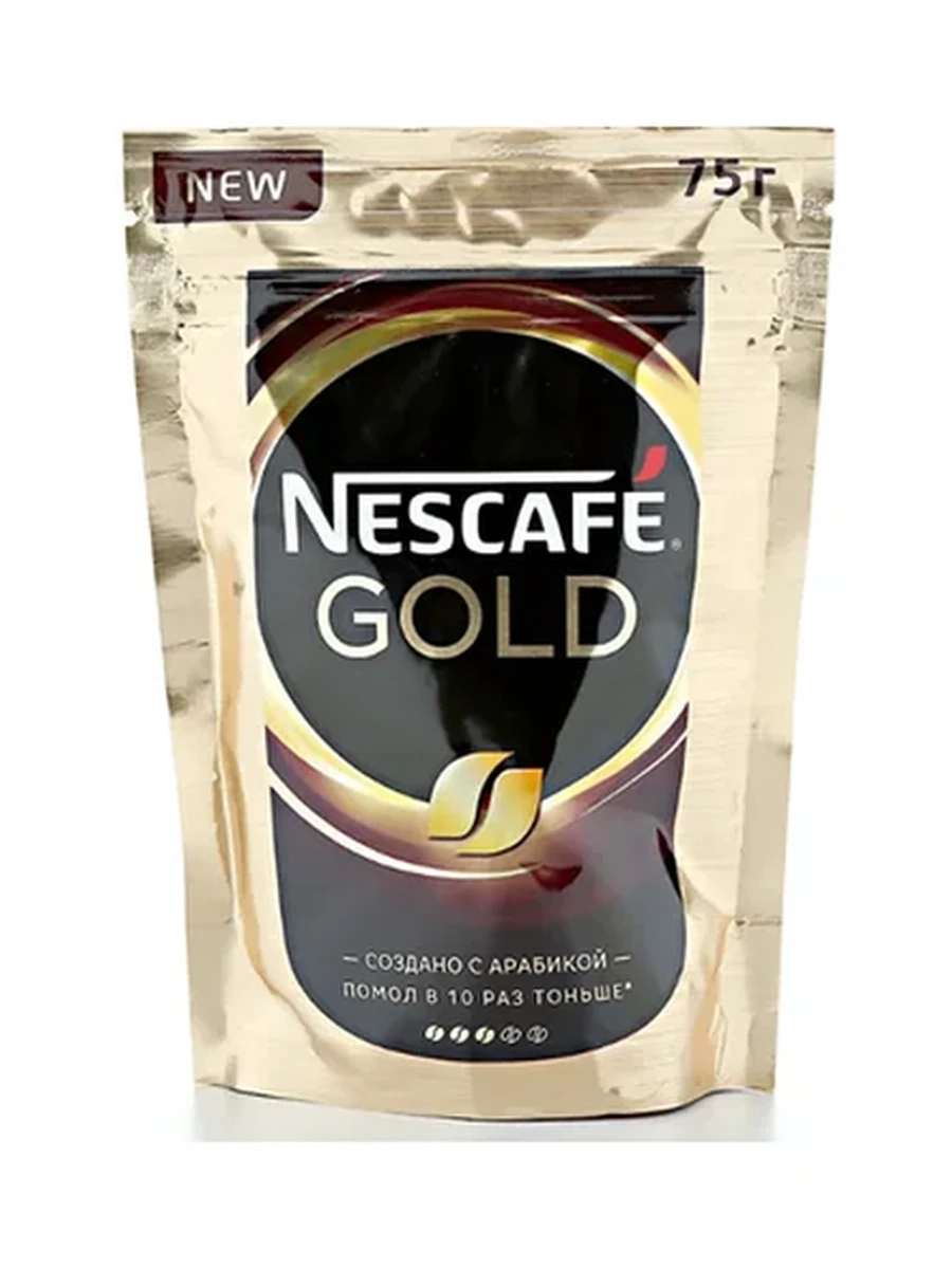 КОФЕ NESCAFE GOLD САШЕТ 75ГР