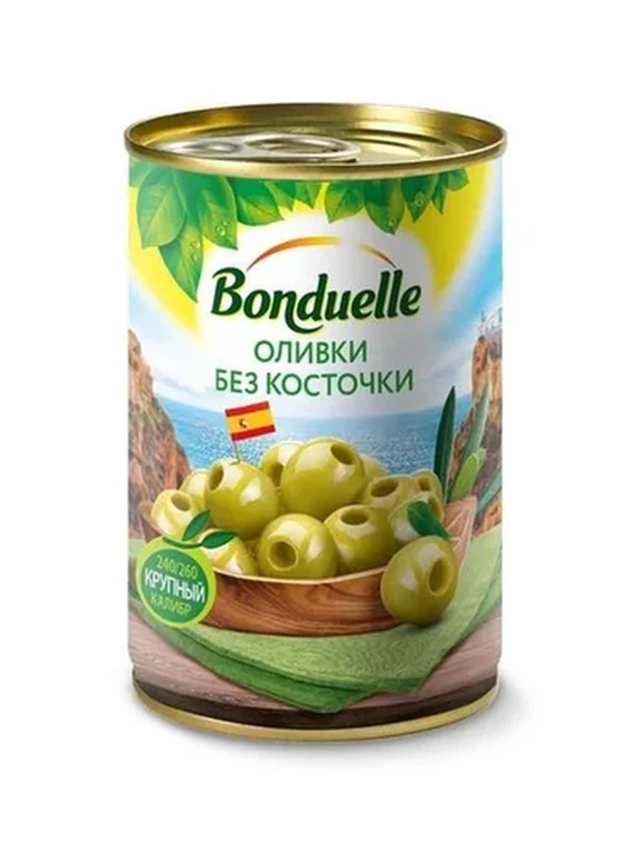 Оливки Bonduelle без кост 314мл