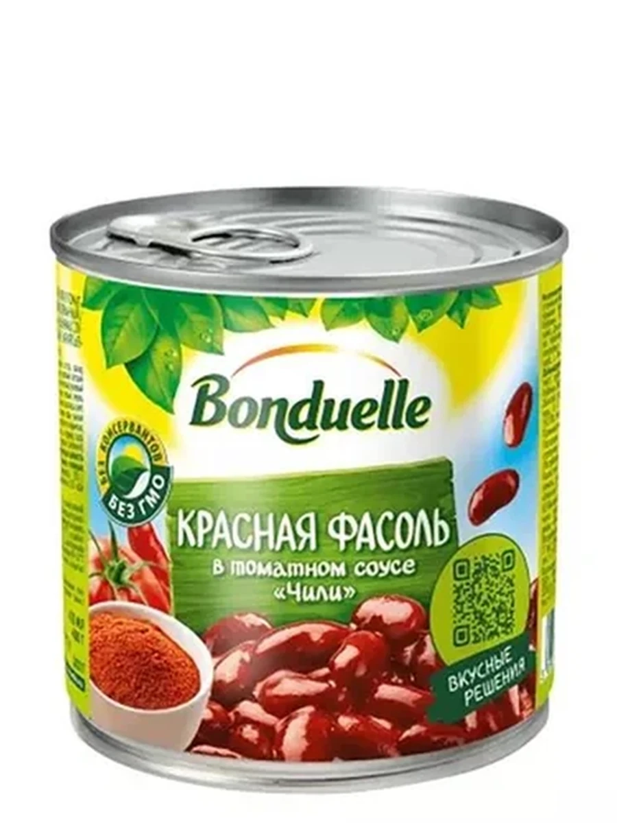ФАСОЛЬ BONDUELLE КРАСНАЯ ЧИЛИ 425МЛ