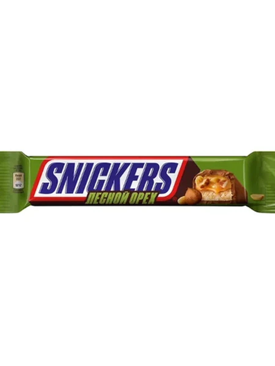 Батончик Snickers лесной орех 81гр