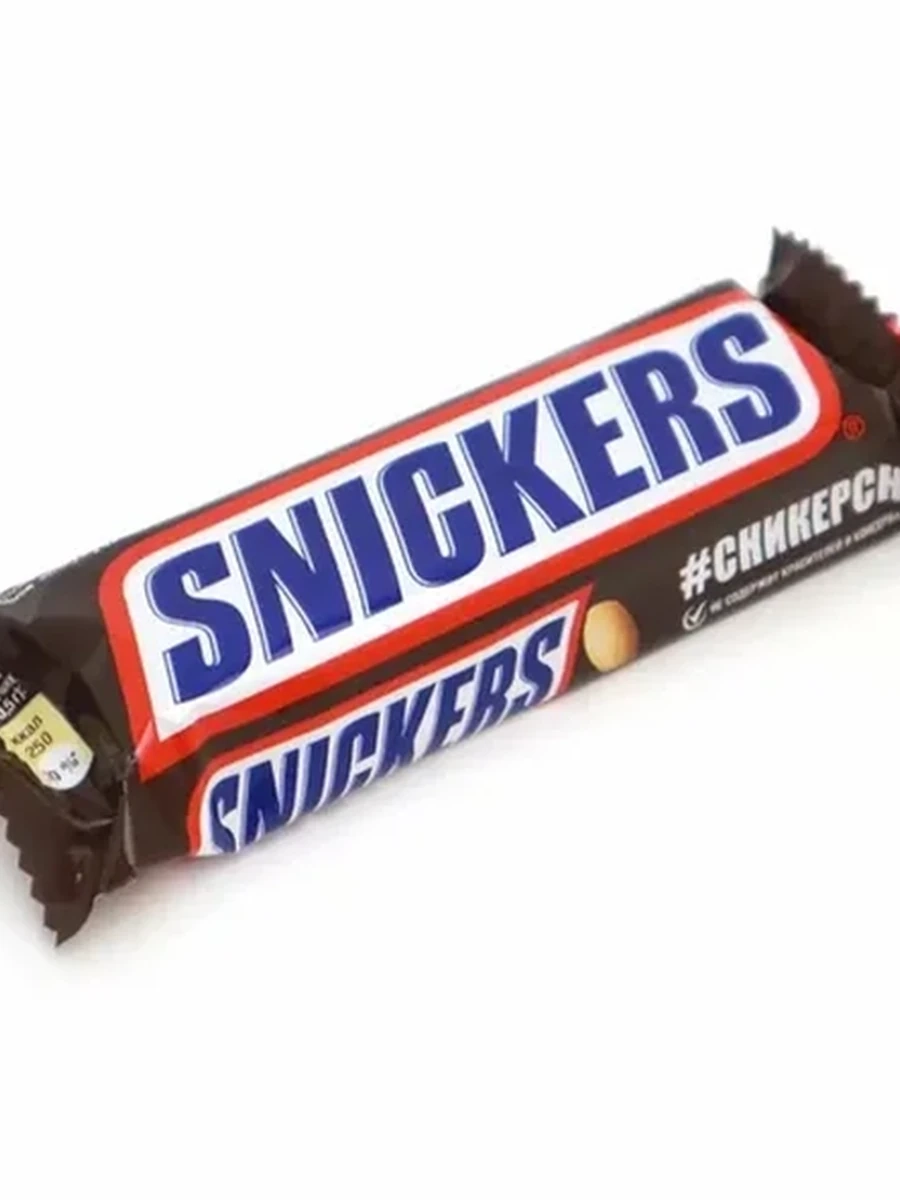 Батончик Snickers 50,5гр