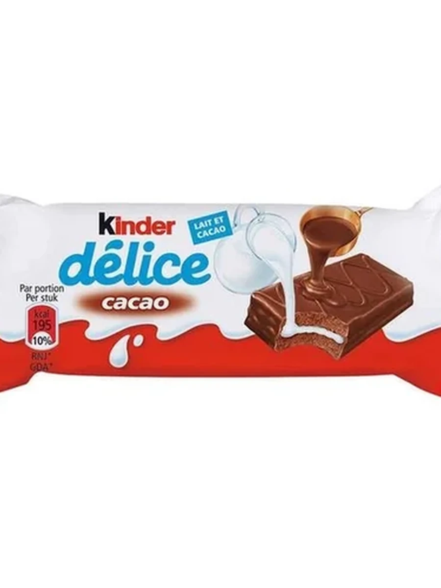 Батончик Kinder Delice Kакао 39гр
